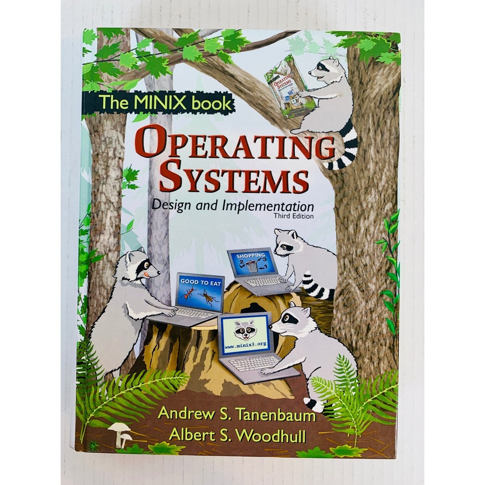 MINX 3 Prentice Hall Operating Systems Book Tanenbaum Woodhull Tech Textbook